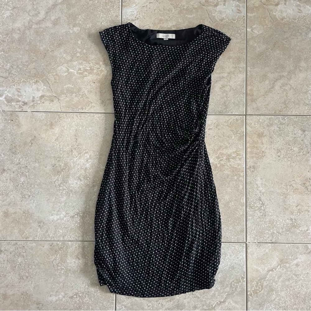 Loft ruched dress